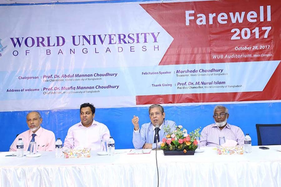 WUB holds farewell ceremony 2017