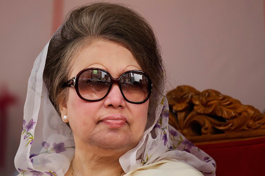 BNP Chairperson Khaleda Zia. - AP file photo