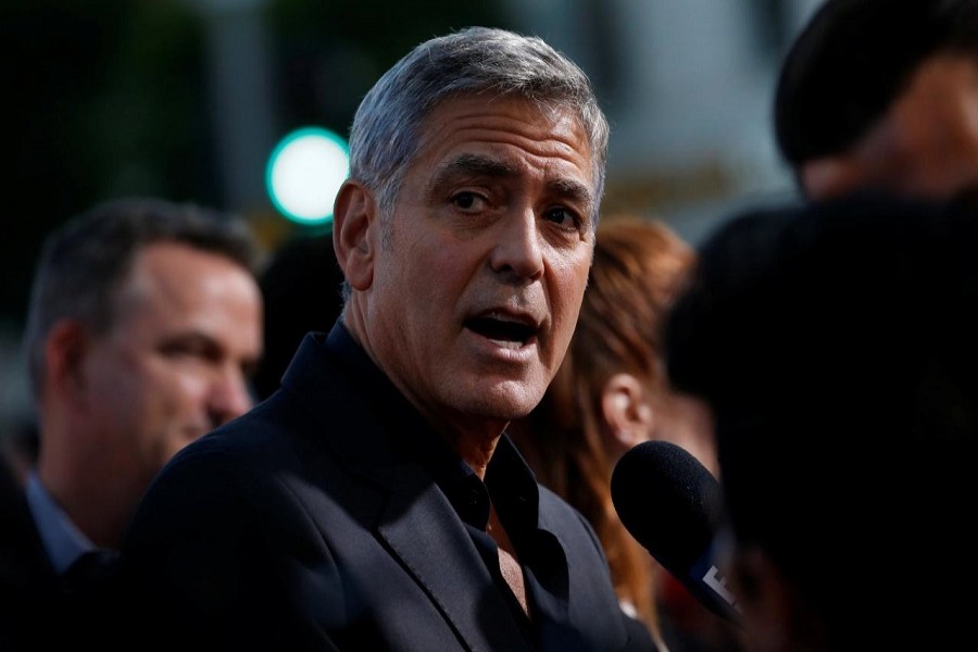 Director George Clooney is interviewed at the premiere for "Suburbicon" in Los Angeles, California, US, October 22, 2017. Reuters