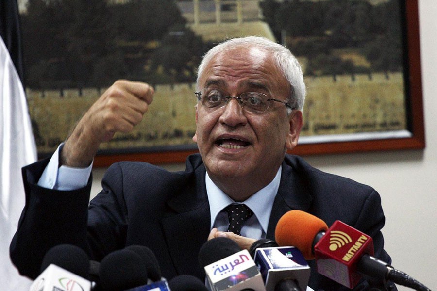 Image of Saeb Erekat, secretary general of the Palestine Liberation Organisation and Palestinian Authority chief negotiator  (Collected)