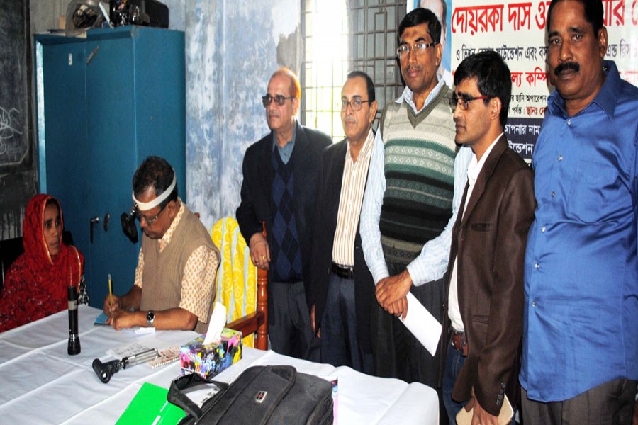 DDWS organises free eye medical camps