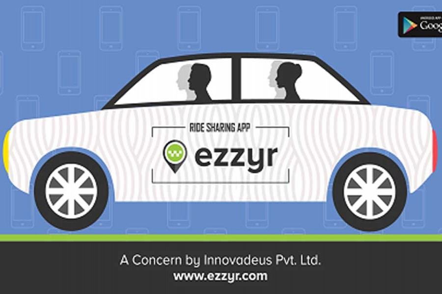 Ride-sharing Ezzyr service in Dhaka from Dec 1
