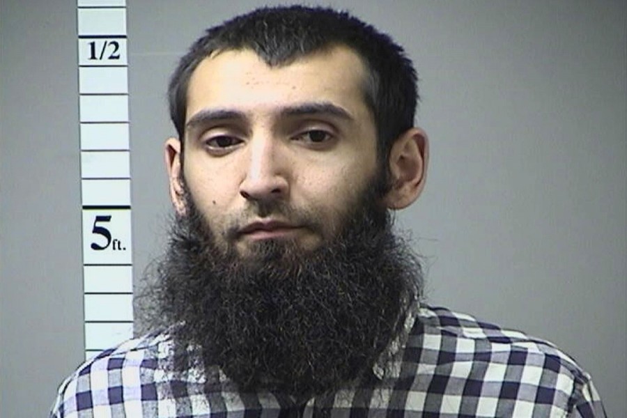 Sayfullo Saipov faces 22 murder and terrorism charges in the US, including providing material support to so-called Islamic State - Handout photo via Reuters.
