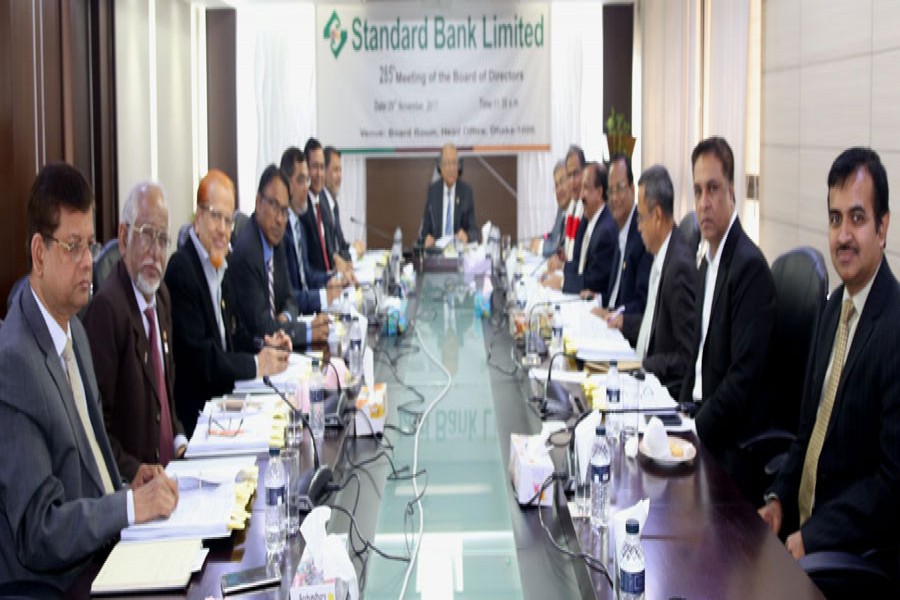 Standard Bank holds board meeting