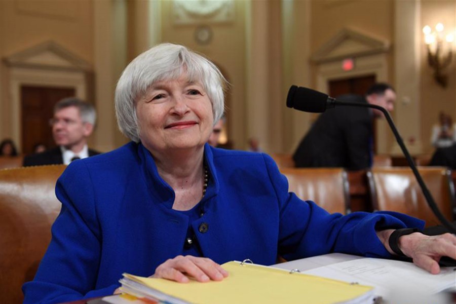 US Federal Reserve Chair Janet Yellen. File Photo (Collected)