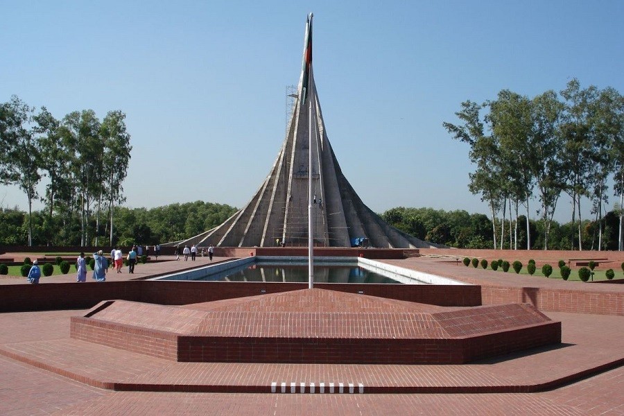 The National Memorial is seen in this undated Wikipedia photo