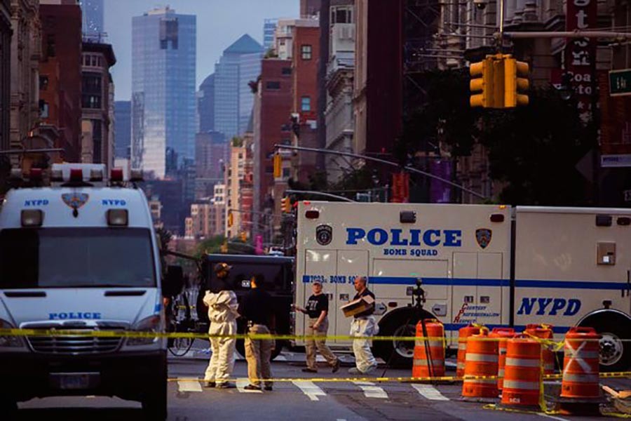 Explosion rocks Manhattan bus terminal