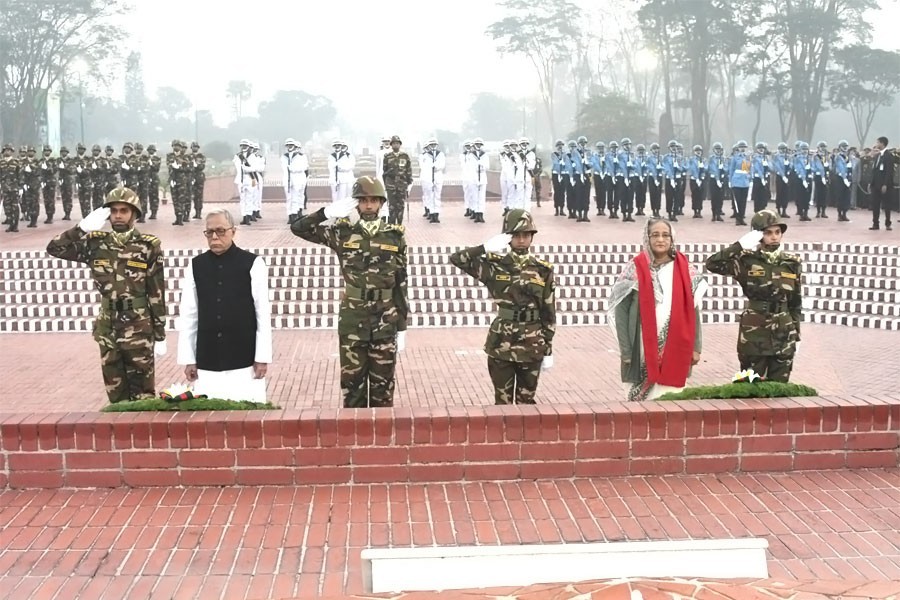 Nation celebrating Victory Day with tributes to martyrs