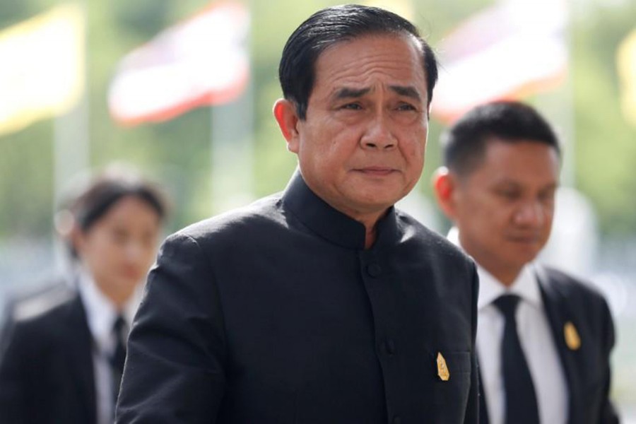 Thailand's Prime Minister Prayuth Chan-ocha arrives to attend a weekly cabinet meeting at Government House in Bangkok, Thailand June 13, 2017.  - Reuters file photo
