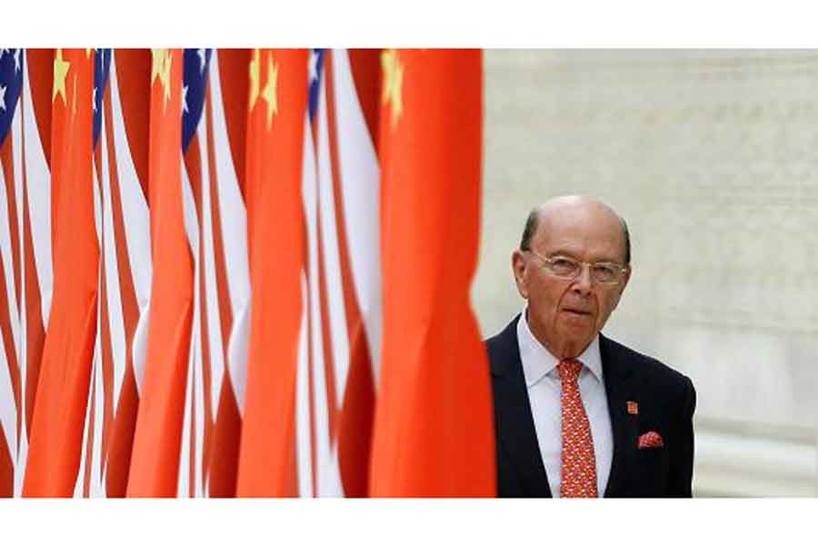 Commerce Secretary Wilbur Ross arrives at a state dinner at the Great Hall of the People in Beijing, China, November 9, 2017. - Reuters photo