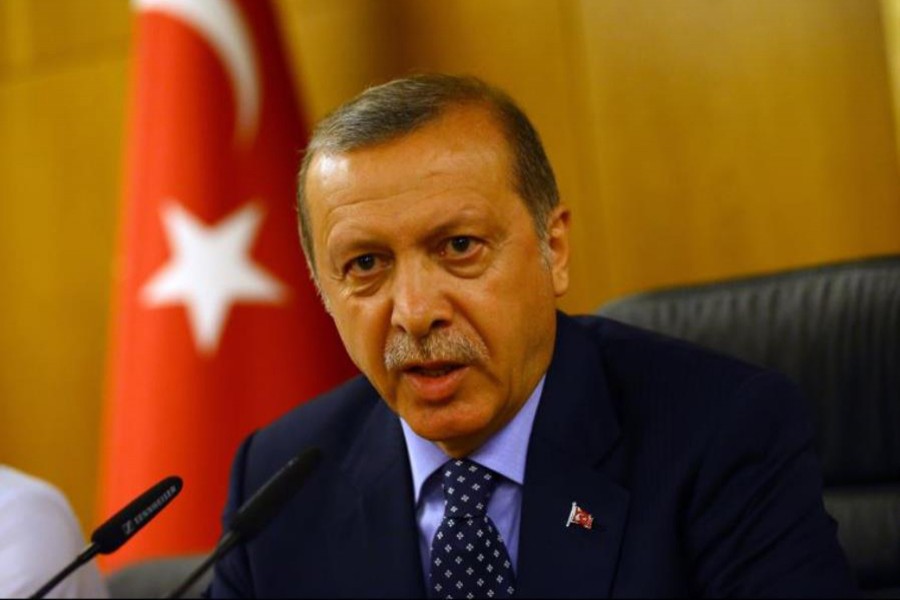 Turkey President Recep Tayyip Erdogan seen in this Reuters file photo.