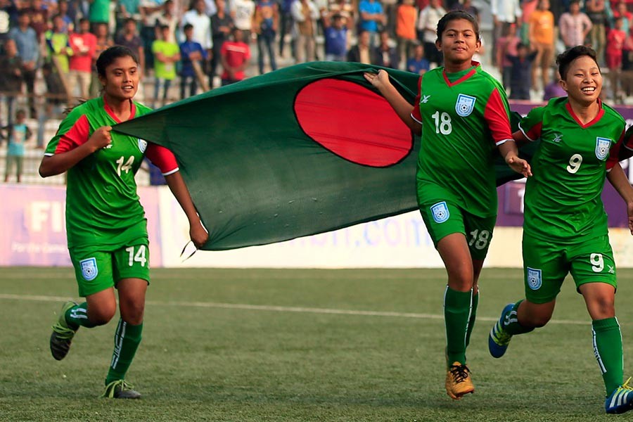 BD girls clinch SAAF U-15 football title