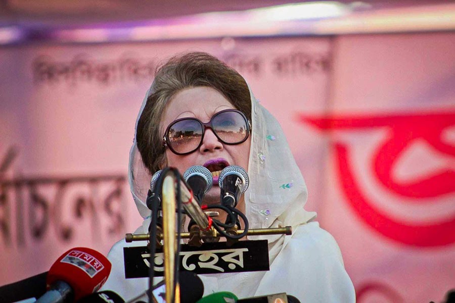 Govt’ cannot prevent BNP from participating in election: Khaleda
