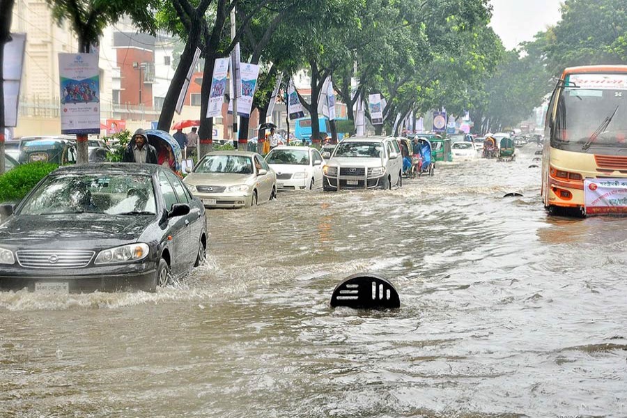 The situation of water-logging in the city would deteriorate further day by day if the present trend of land filling goes unabated, says DAP official. - Focus Bangla file photo