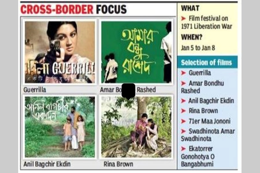 Film festival on Liberation War in Kolkata begins Friday