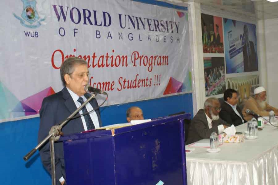 WUB holds orientation programme