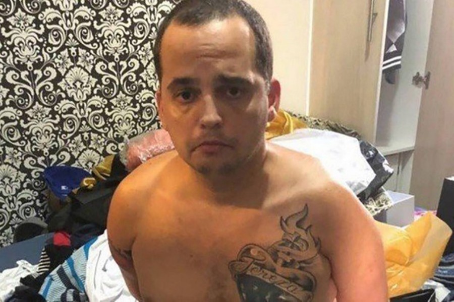 Vieira, also known as BH, had been serving a 26-year sentence for drug trafficking when he escaped from the Aparecida de Goiania jail in November last. Courtesy: Civil Police of Rio