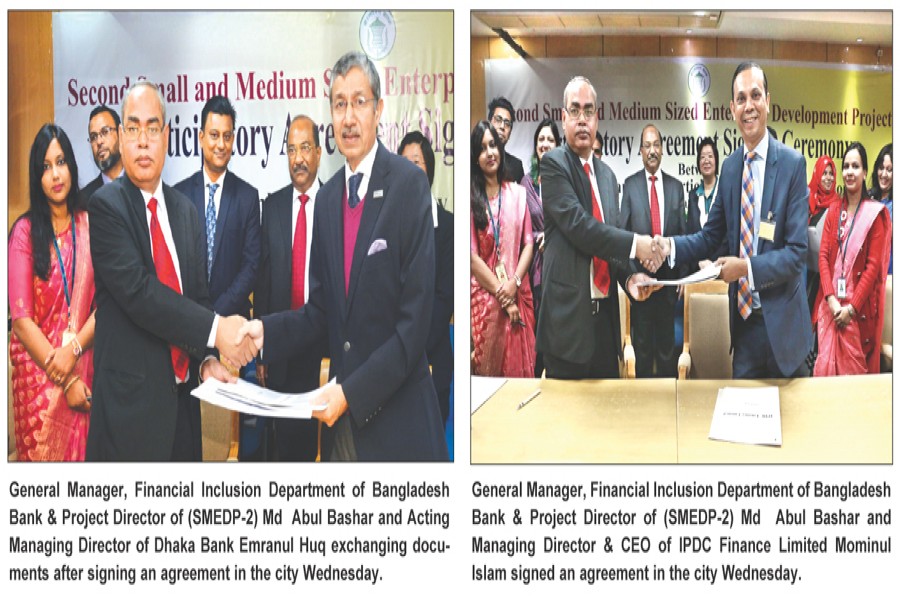 Dhaka Bank, IPDC sign deal with BB