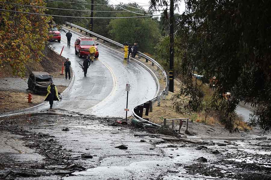 California mudslides cause heavy economic damage