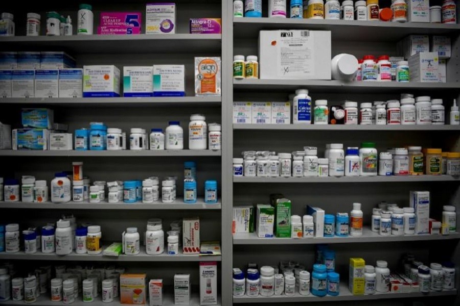 Bottles of medications line the shelves at a pharmacy in Portsmouth, Ohio, US on June 21, 2017. Reuters/File Photo