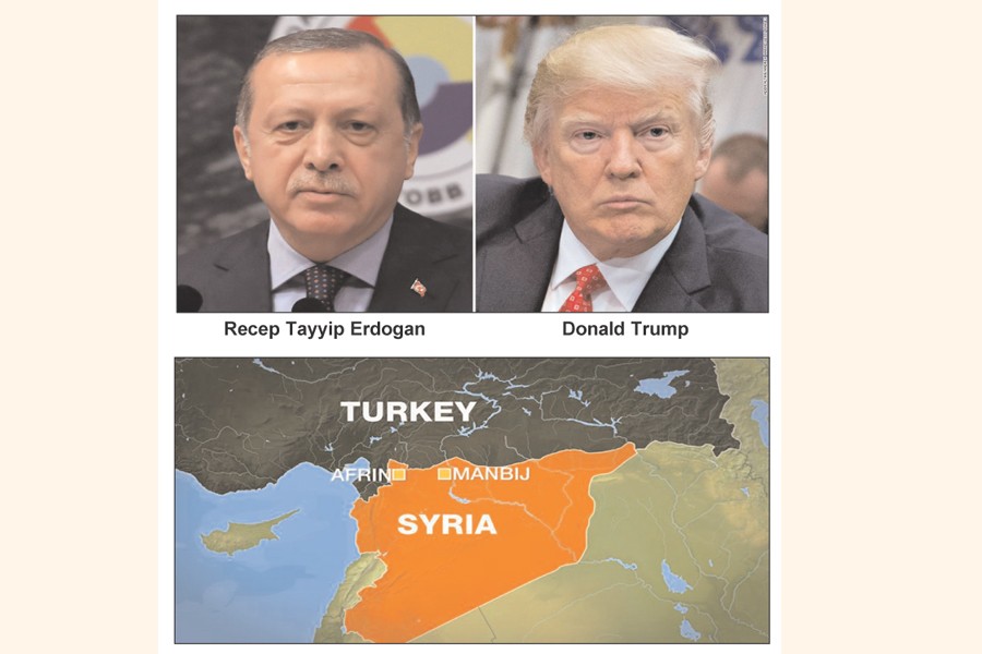 Erdogan vows to continue Syria  operation despite Trump warning