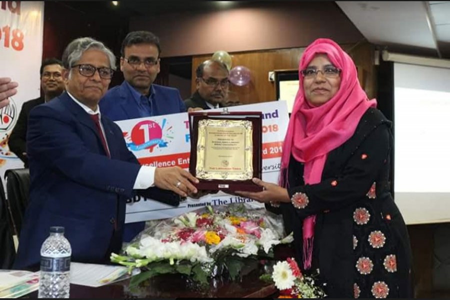 Ayesha Abed Library gets Library of the Year Award