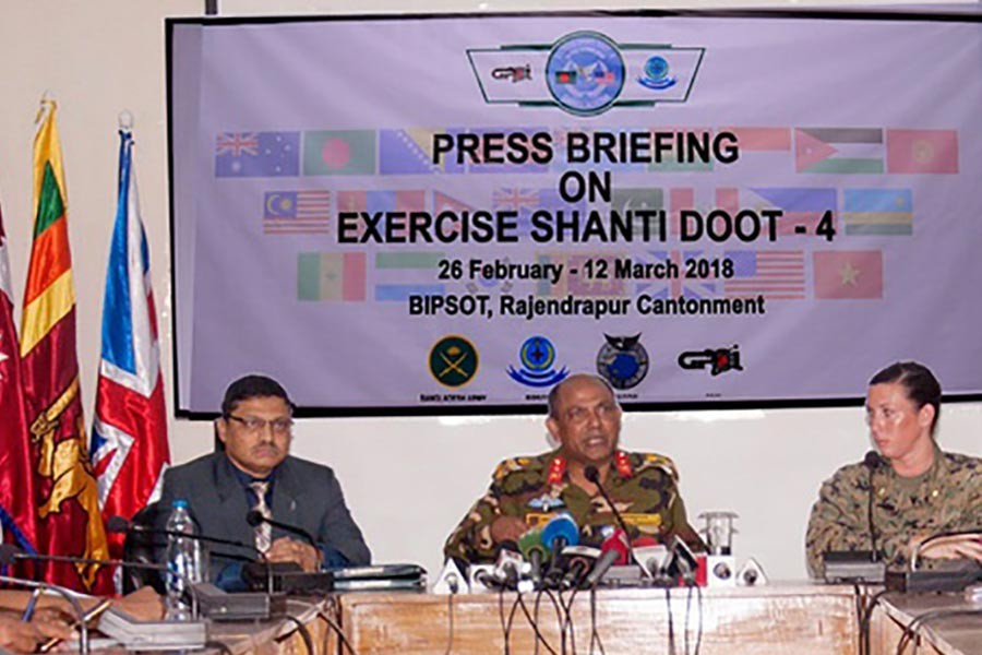 Military exercise Shanti Doot to begin at Rajendrapur Monday