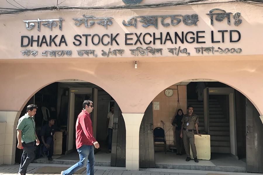 File Photo of  Dhaka Stock Exchange (FE).