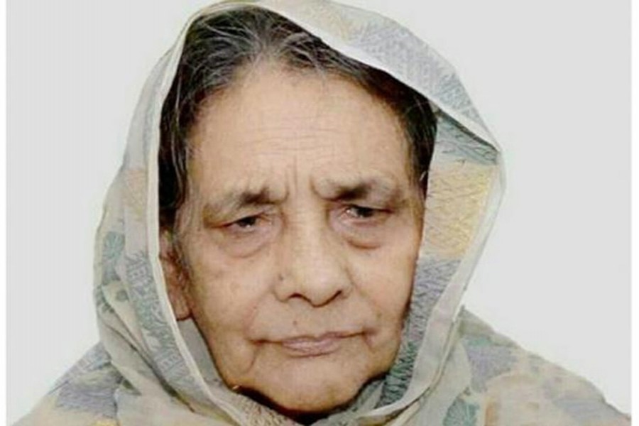 Obaidul Quader’s mother in eternal rest