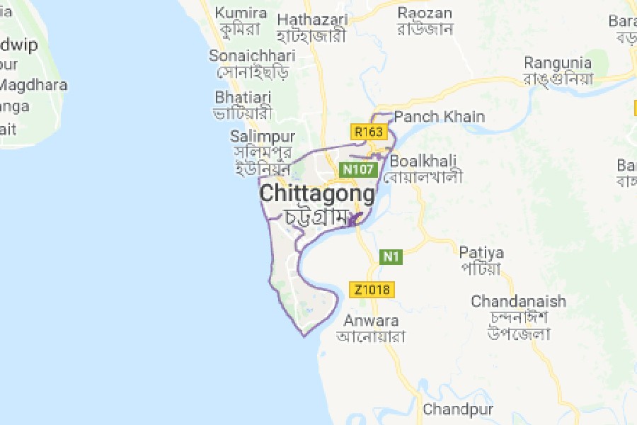 Google map shows Chittagong district.