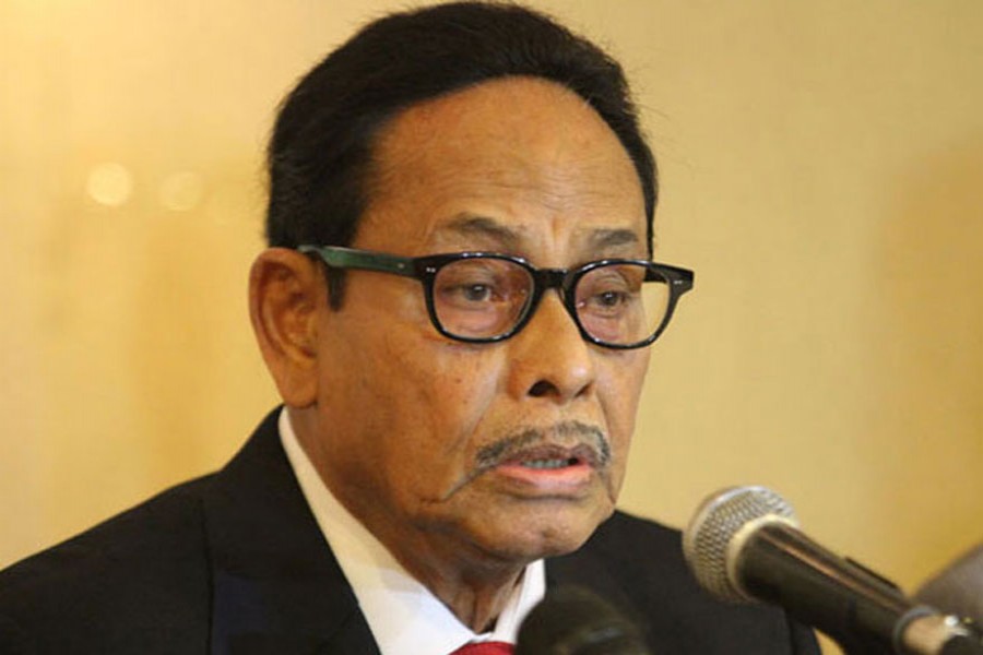 JP’s resignation from Cabinet a matter of time: Ershad