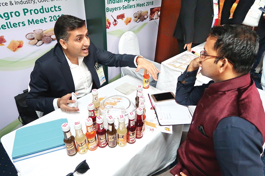 A two-day 'Indian Agro Products Buyers-Sellers Meet' began at a city hotel on Sunday.	—  FE Photo