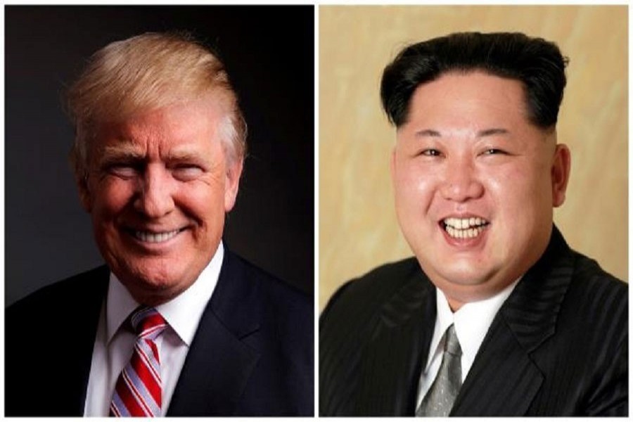 US President Donald Trump and North Korean supreme leader Kim Jong Un are seen in this combination photo. Reuters/Files