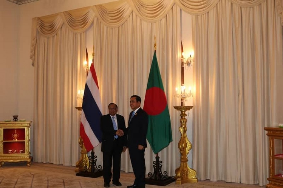 Foreign Minister AH Mahmood Ali met Thai Prime Minister Prayut Chan-o-chaon at the Government House in Bangkok. - UNB