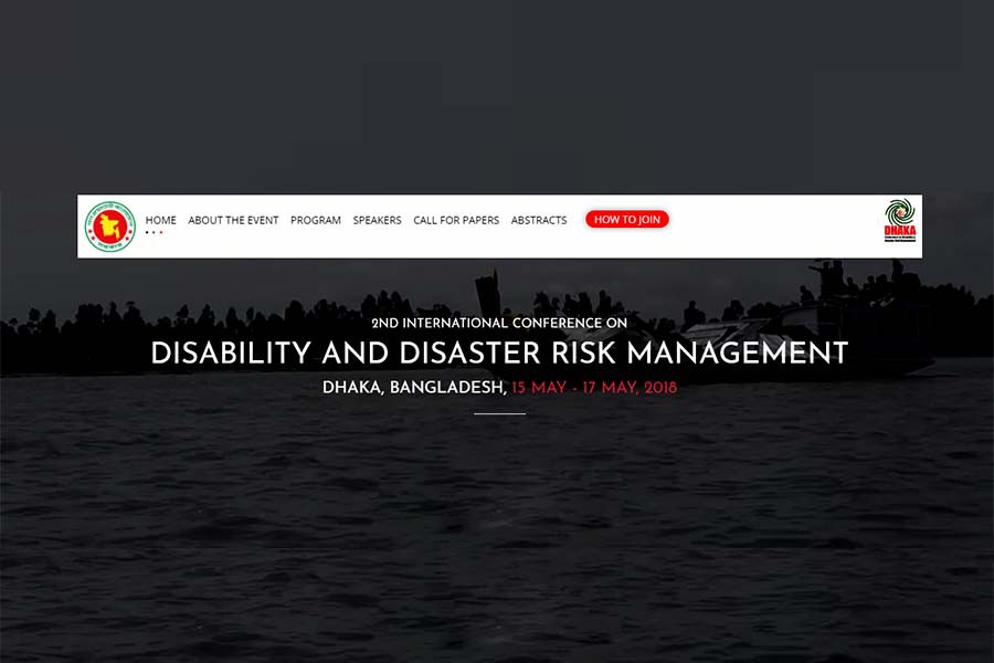 Disability, disaster risk management conference in May