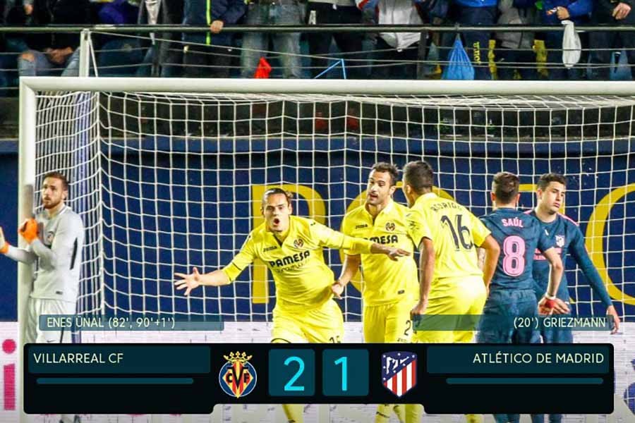 Villareal virtually ends Atleti’s shot at Liga title