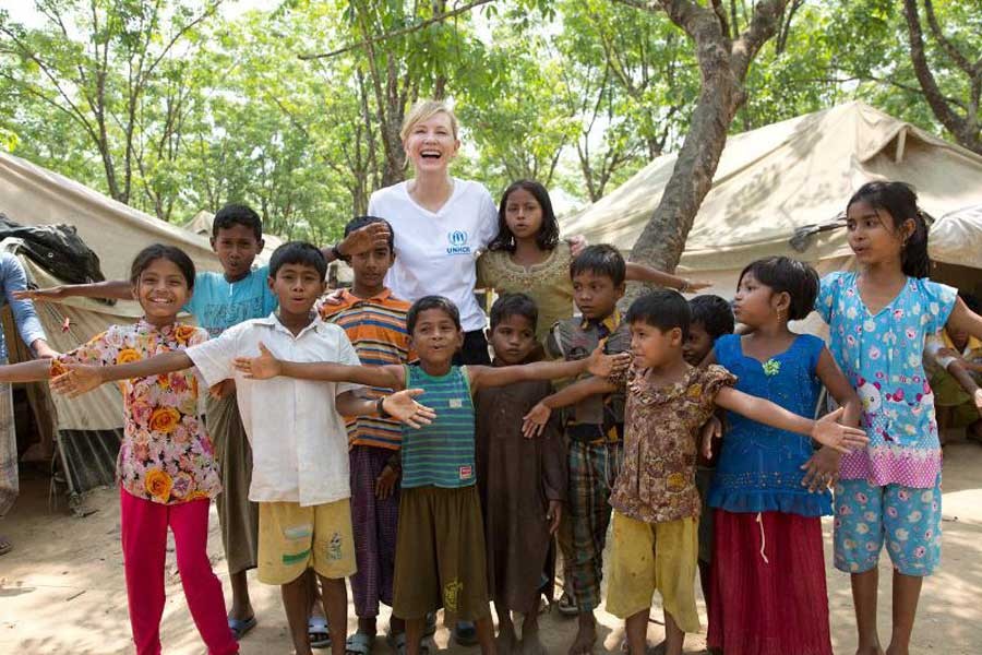 Cate Blanchett warns of ‘a race against time’ to protect Rohingyas