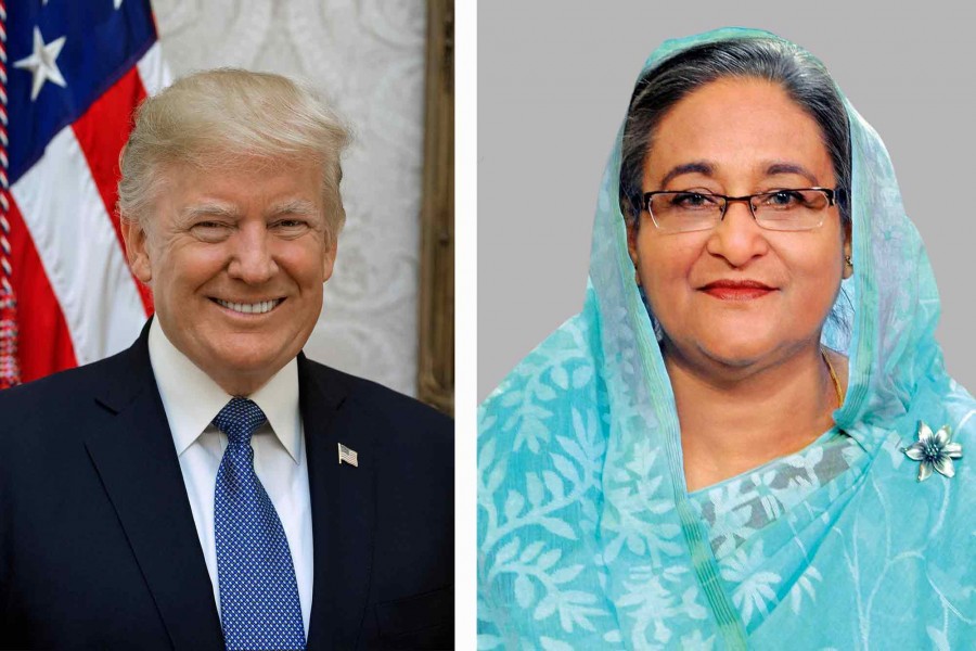 Trump lauds Hasina’s leadership in addressing Rohingya crisis