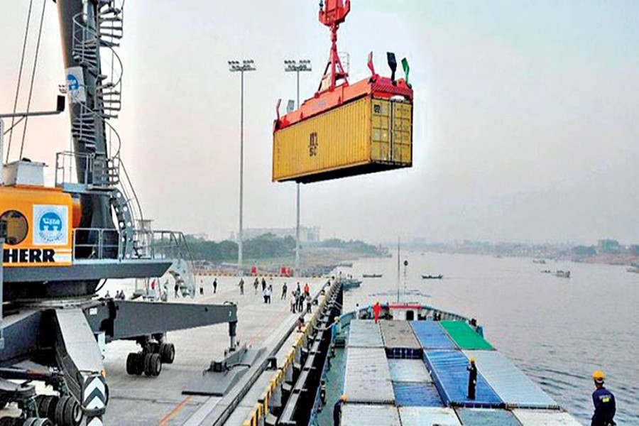 Indo-Bangladesh water transit encompasses Pangaon Port