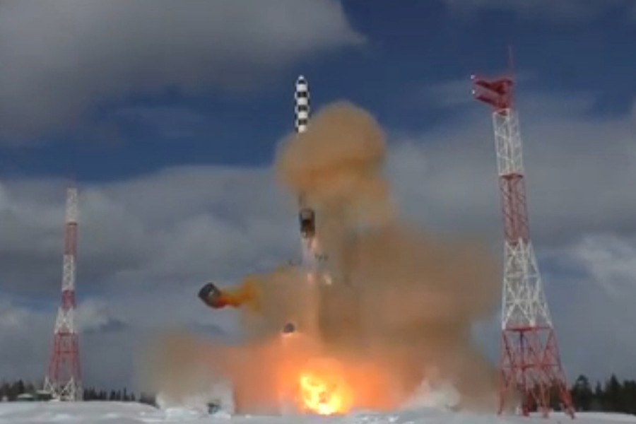 Russia tests new nuclear ballistic missile