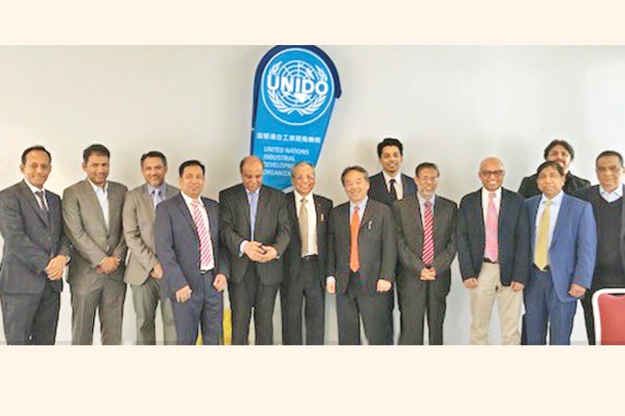 Japanese investors at B2B Partnerships 2018 with members of Bangladesh team
