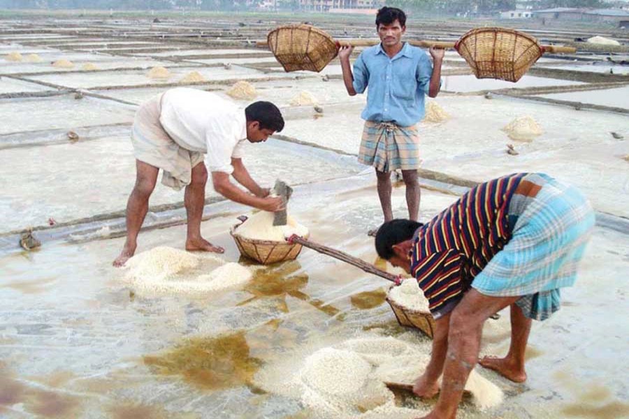 Salt production may fall short of target this year