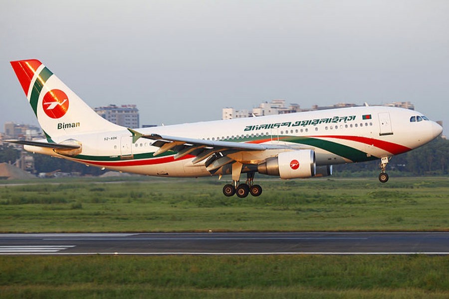Two Biman flights miss arrival schedules at Shahjalal airport