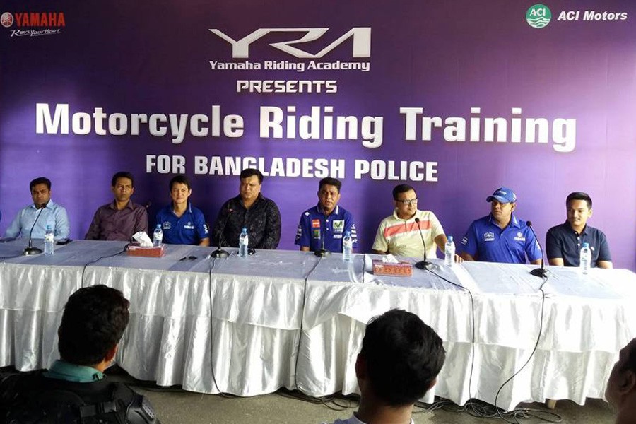 ACI Motors holds bike training prog for police