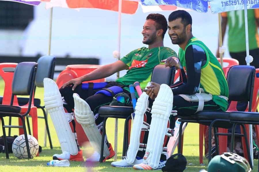 Shakib Al Hasan and Tamim Iqbal