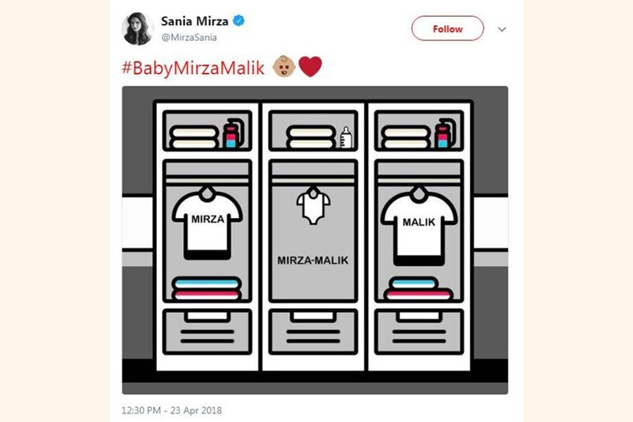 Sania Mirza, Shoaib Malik expecting first child