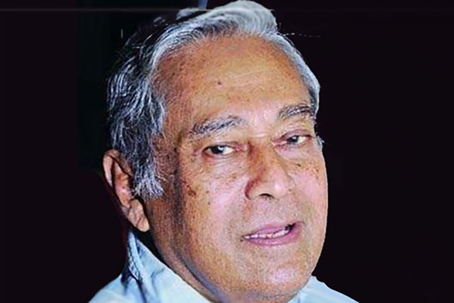 File photo shows the poet, columnist, translator, and journalist Belal Chowdhury