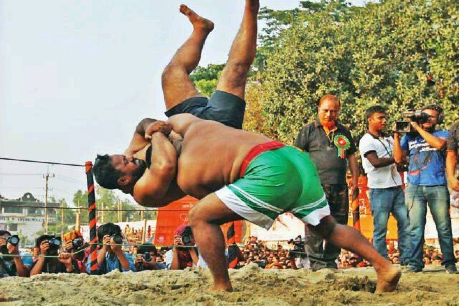 Traditional 'Jabbar-er Boli Khela' Wednesday