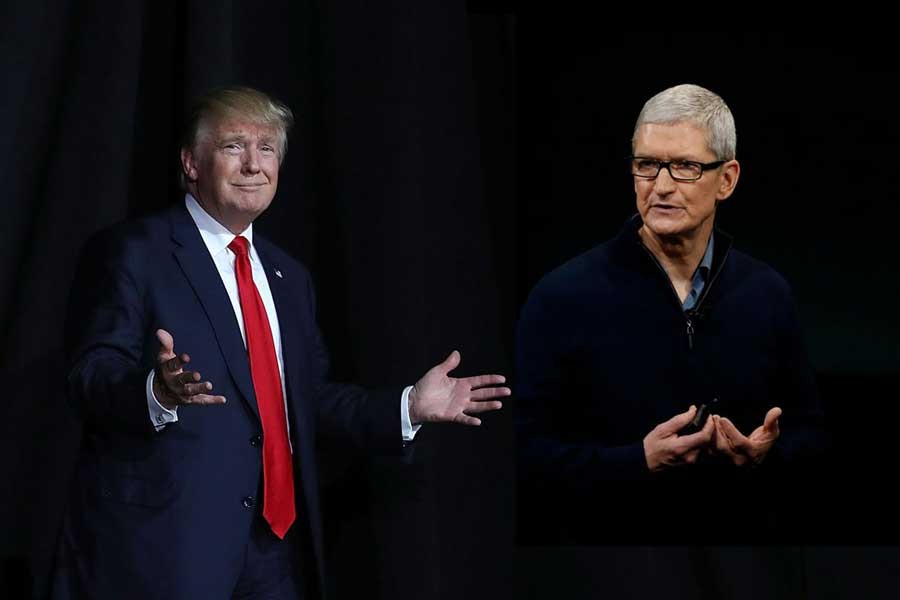 Trump to discuss trade issues with Apple CEO