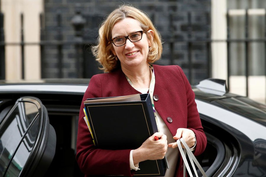 Britain’s Home Secretary Amber Rudd. Reuters.